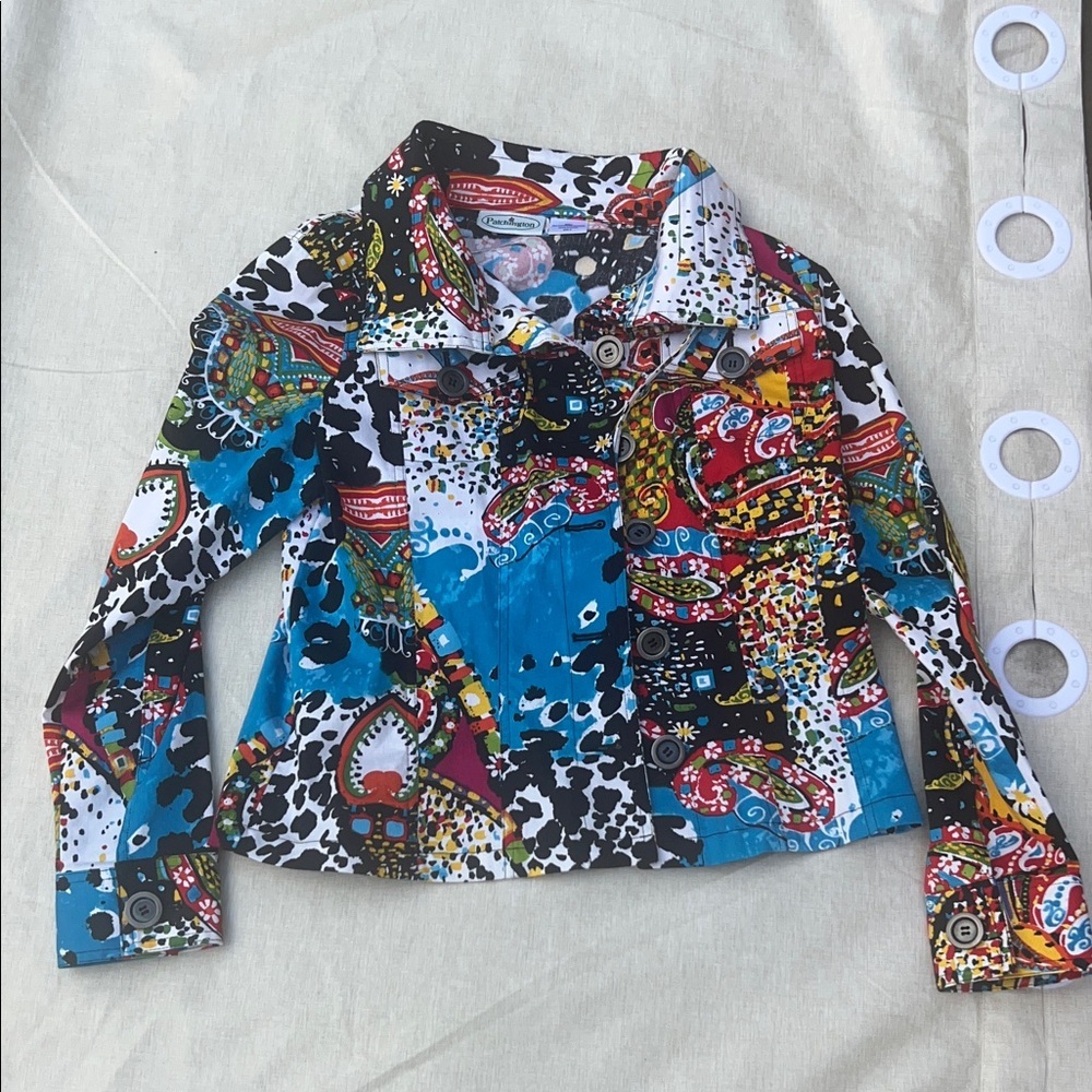 Patchington Multicolor Patchwork Jacket - image 1